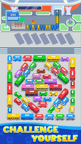 Bus Sort: Car Parking jam - Gameplay image of android game