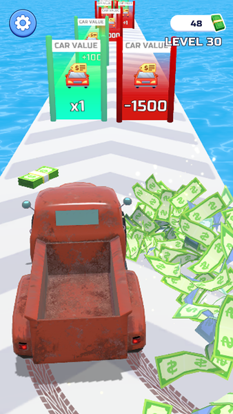 Car Evolution: Run Race 3D - Gameplay image of android game
