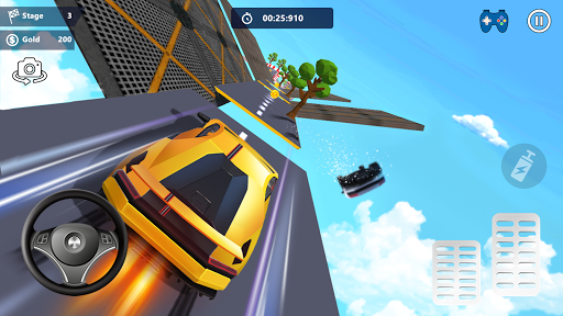 Car Stunts 3D - Extreme City - Gameplay image of android game