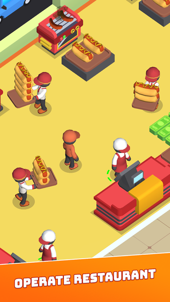 Hotdog Bitte: Idle Tycoon - عکس بازی موبایلی اندروید