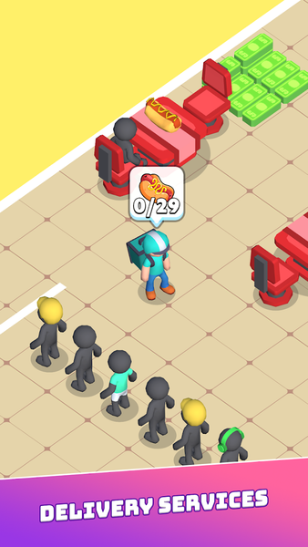 Hotdog Bitte: Idle Tycoon - عکس بازی موبایلی اندروید