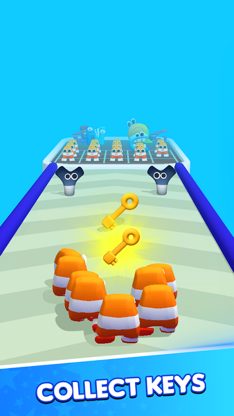 Merge ABC : Letter Run Battle - Gameplay image of android game