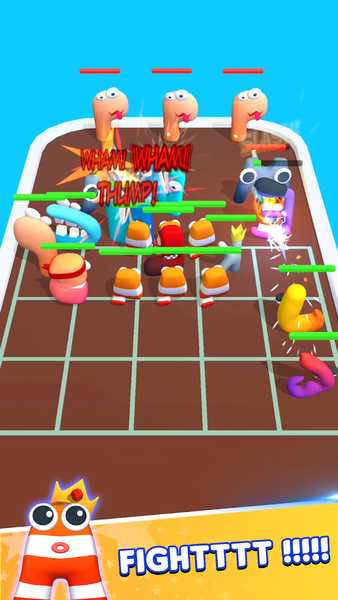 Merge ABC : Letter Run Battle - Gameplay image of android game