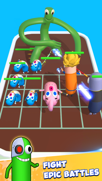 Merge Master: Monster Run ۳D - عکس بازی موبایلی اندروید