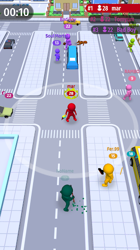 Move.io: Move Stop Move - Stickman Crowd ۳D - عکس بازی موبایلی اندروید