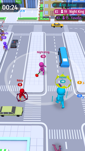 Move.io: Move Stop Move - Stickman Crowd ۳D - عکس بازی موبایلی اندروید