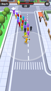 Move.io: Move Stop Move - Stickman Crowd 3D - Gameplay image of android game