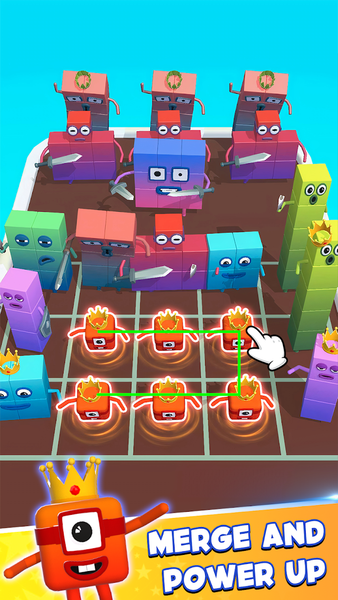 Merge Number Cube: ۳D Run Game - عکس بازی موبایلی اندروید