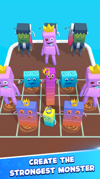 Merge Number Cube: ۳D Run Game - عکس بازی موبایلی اندروید