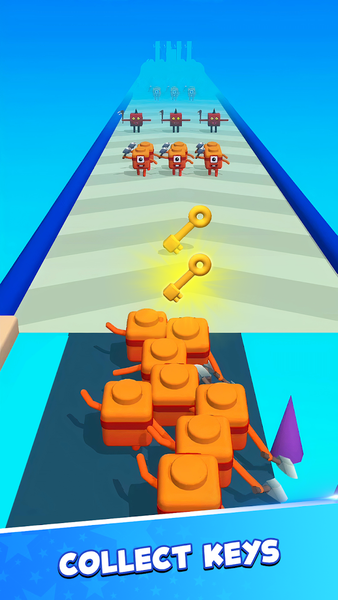 Merge Number Cube: ۳D Run Game - عکس بازی موبایلی اندروید
