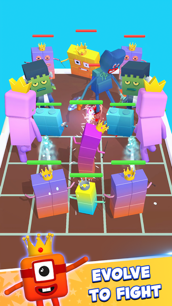 Merge Number Cube: ۳D Run Game - عکس بازی موبایلی اندروید