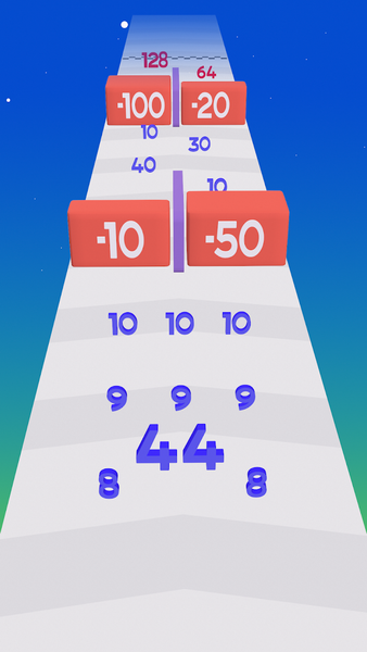 Numbers Merge: Plus and Run! - Gameplay image of android game