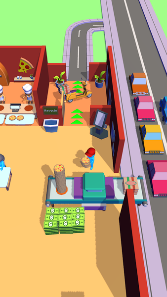 Pizza Fever: Money Tycoon - Gameplay image of android game