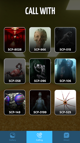 SCP Horror Video Call - Image screenshot of android app