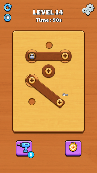 Nut Master: Screw the Bolts - Gameplay image of android game