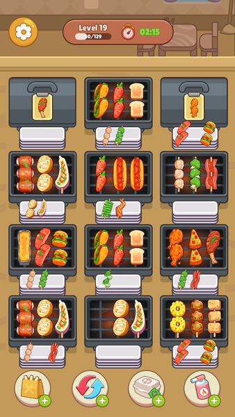 Foodie Sizzle - Gameplay image of android game