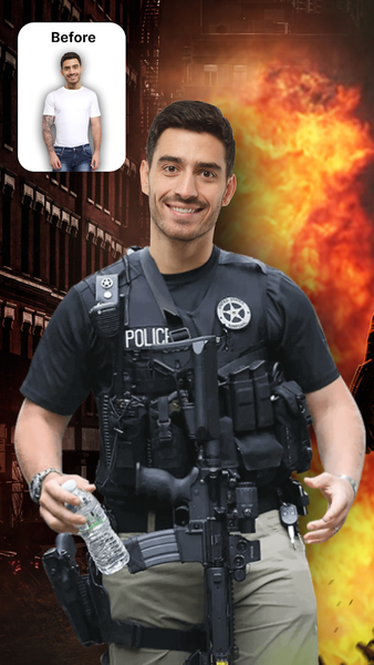 Police Suits - AI Photo Editor - Image screenshot of android app