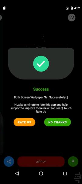 تصویر زمینه مشکی - عکس برنامه موبایلی اندروید