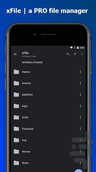 ایکس فایل | فایل منیجر پیشرفته - Image screenshot of android app
