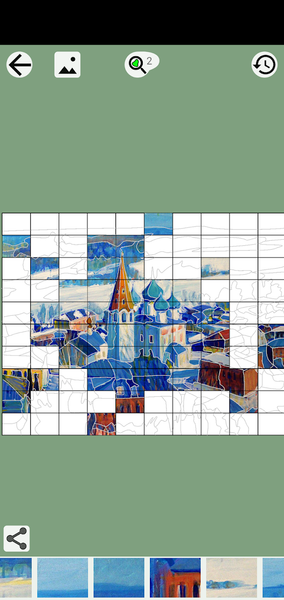 Puzzles from paintings - عکس بازی موبایلی اندروید