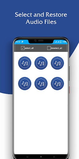 Recover Deleted Audio files - عکس برنامه موبایلی اندروید