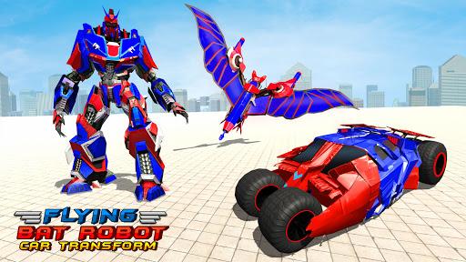 Bat Robot Transform Bike Games - Image screenshot of android app