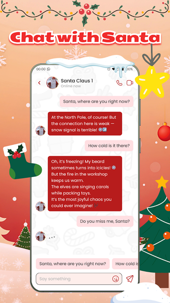 Call Santa Claus - Prank Call - Image screenshot of android app
