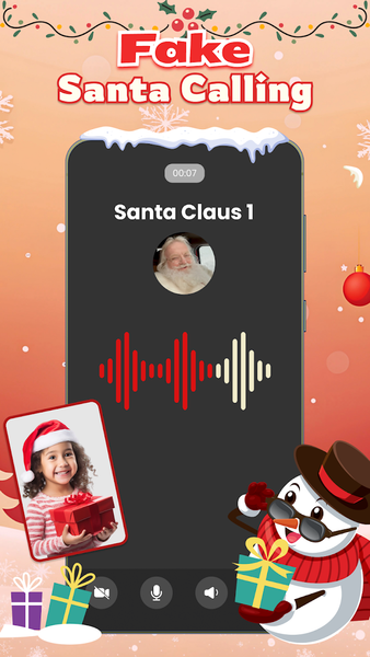 Call Santa Claus - Prank Call - Image screenshot of android app