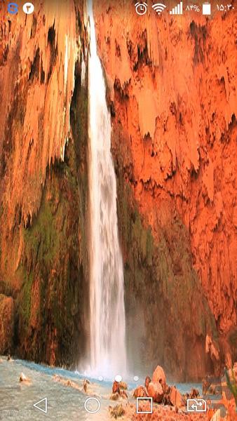 آبشار بسیارزیبا زنده(سری سیزدهم) - عکس برنامه موبایلی اندروید