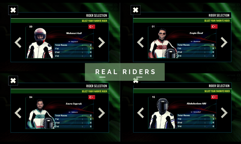 Superbike Rider: motor racing - عکس بازی موبایلی اندروید