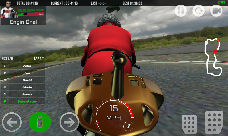 Superbike Rider: Moto Racing - Gameplay image of android game