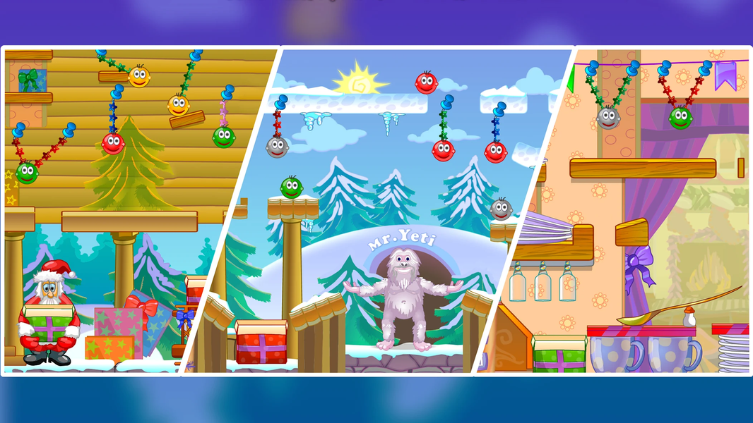 Civiballs Xmas: Physics Puzzle - Gameplay image of android game