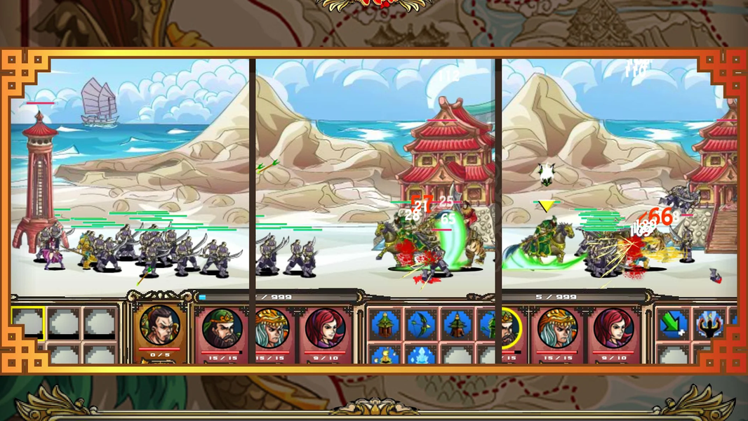 Dynasty War: Tower Defense - Gameplay image of android game