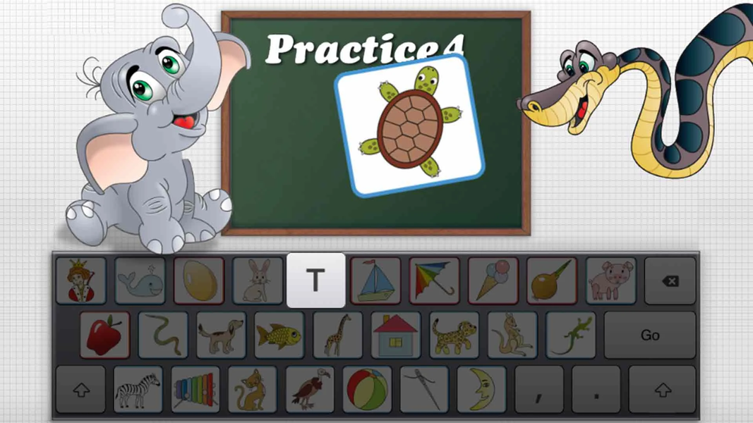 Clever Keyboard: ABC Learning - Gameplay image of android game