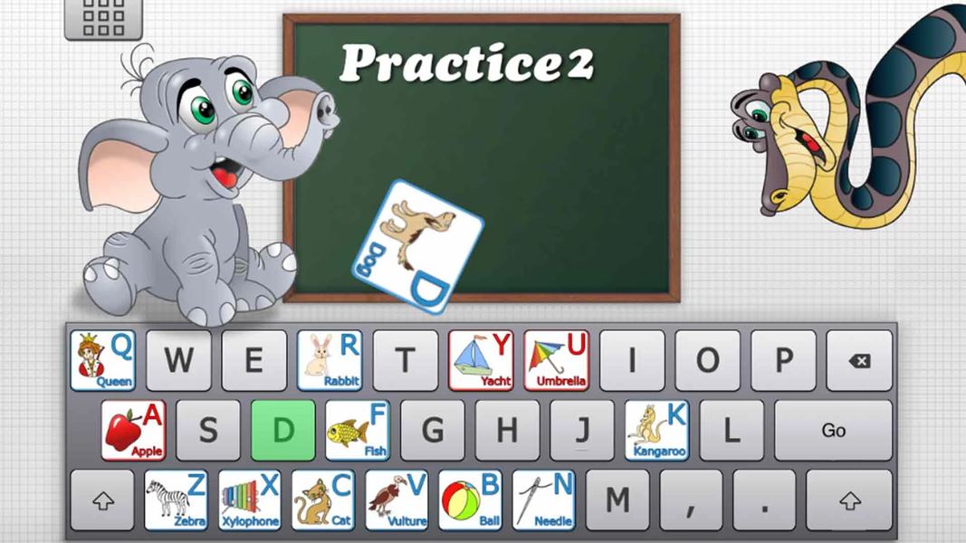 Clever Keyboard: ABC Learning - Gameplay image of android game