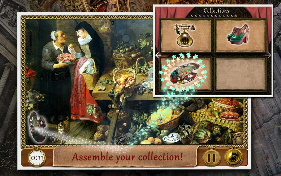 Hidden Art: Twilight at Museum - Gameplay image of android game