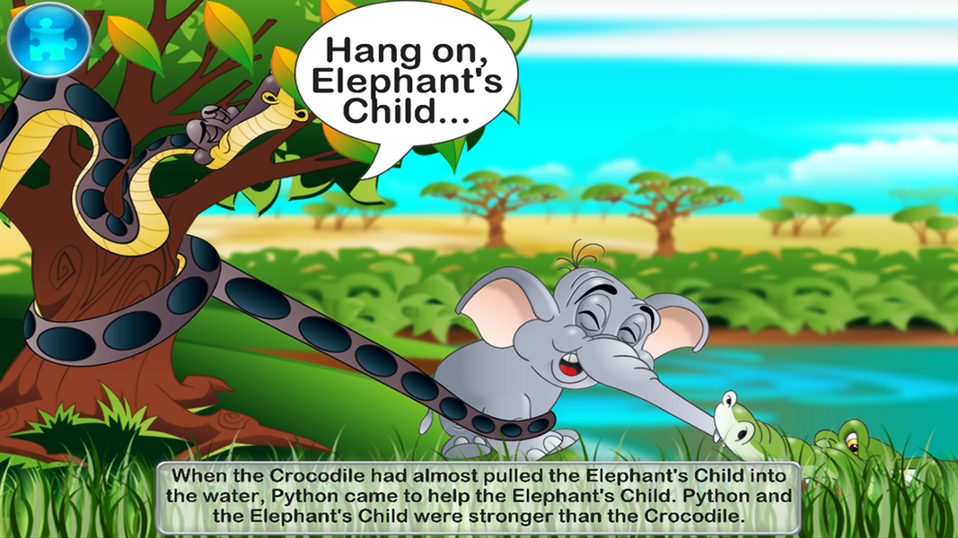 The Elephant's Child - Gameplay image of android game