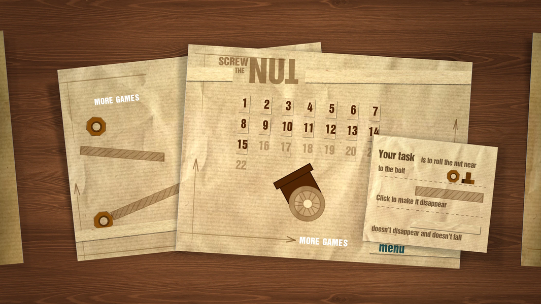 Screw the Nut: Physics Puzzle - Gameplay image of android game