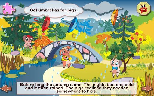 Three Little Pigs: Kids Book - Gameplay image of android game