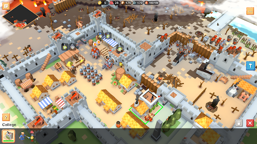 RTS Siege Up! - Medieval War - Gameplay image of android game