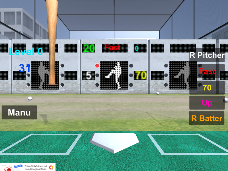 Baseball Batting Cage -۳D - عکس بازی موبایلی اندروید