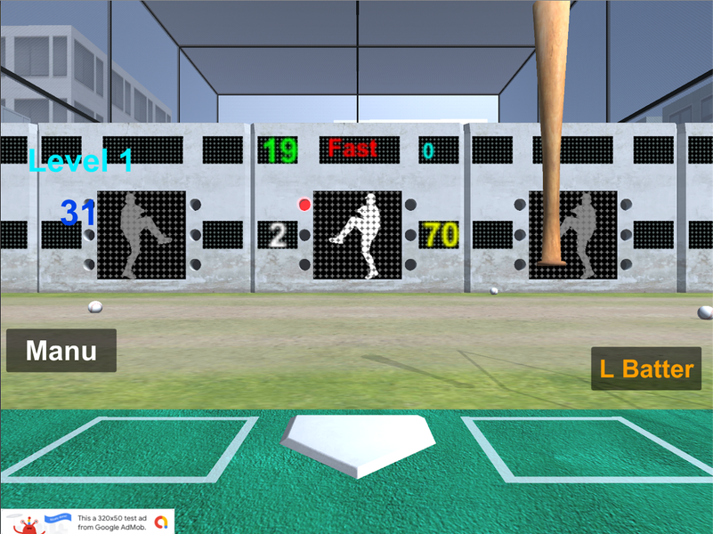Baseball Batting Cage -۳D - عکس بازی موبایلی اندروید
