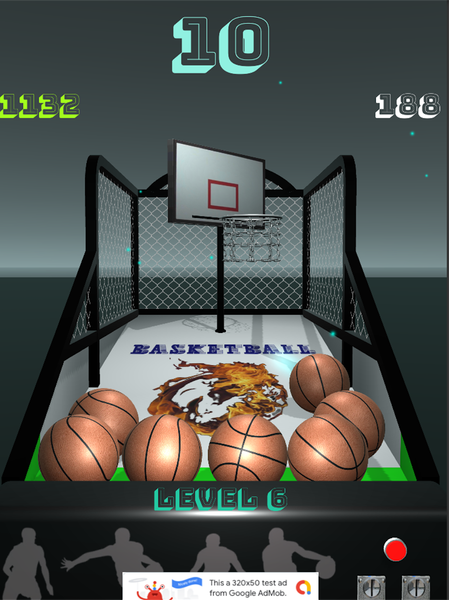 Basketball Arcade - 3D - Gameplay image of android game