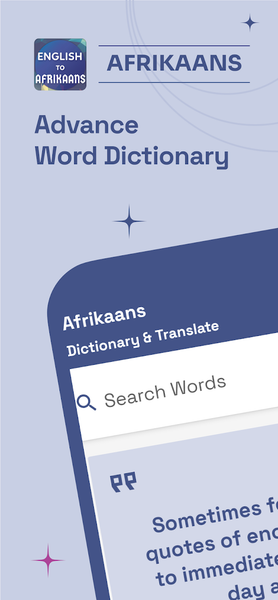 English to Afrikaan Translator - عکس برنامه موبایلی اندروید