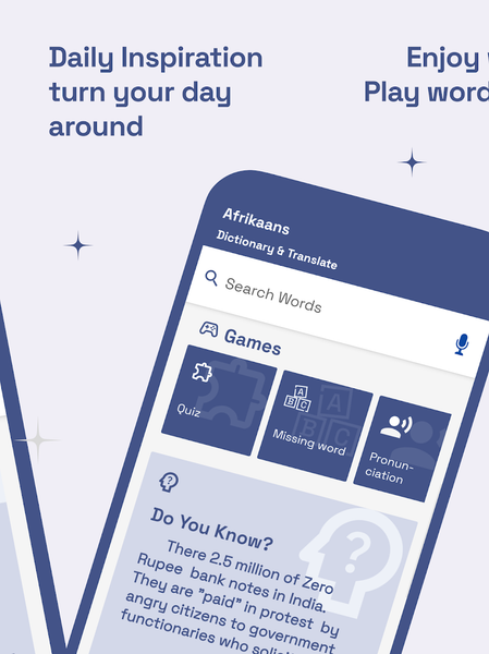 English to Afrikaan Translator - Image screenshot of android app