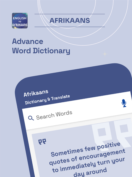 English to Afrikaan Translator - Image screenshot of android app