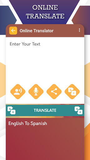 English to Spanish Translator - Image screenshot of android app
