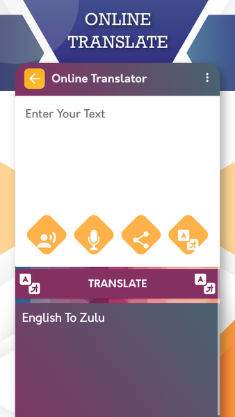 English to Zulu Translator - عکس برنامه موبایلی اندروید
