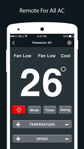 AC Remote Control - عکس برنامه موبایلی اندروید