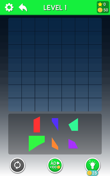 Tangram Puzzles - Brain Teaser - Gameplay image of android game